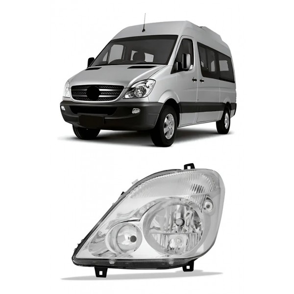 Farol Sprinter 2012 A 2018 Eletrico Sem Auxiliar Com Motor