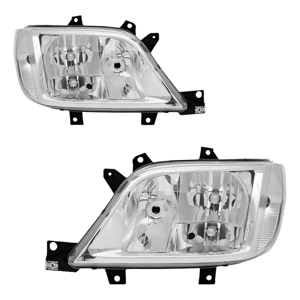 Jogo Farol Sprinter 2003 04 05 06 07 08 09 10 11 C/ Auxiliar Ambos Lados