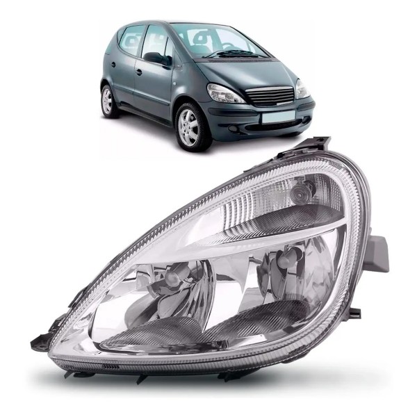 Farol Mercedes Benz Classe A 2001 2002 2003 2004 Liso Tyc