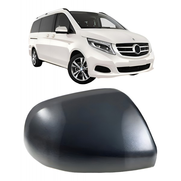 Capa Retrovisor Vito 2018 2019 2020 Preto Texturado