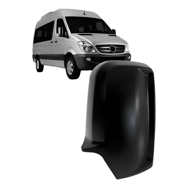 Capa Retrovisor Sprinter 2013 2014 2015 2016 2017 2018 Preto