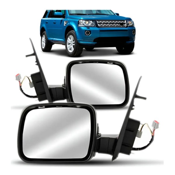 Par Retrovisor Freelander 2012 2013 2014 Elétrico Retrátil
