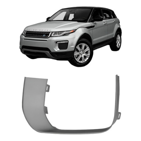 Moldura Milha Auxiliar Evoque Se 2016 2017 2018 Cinza