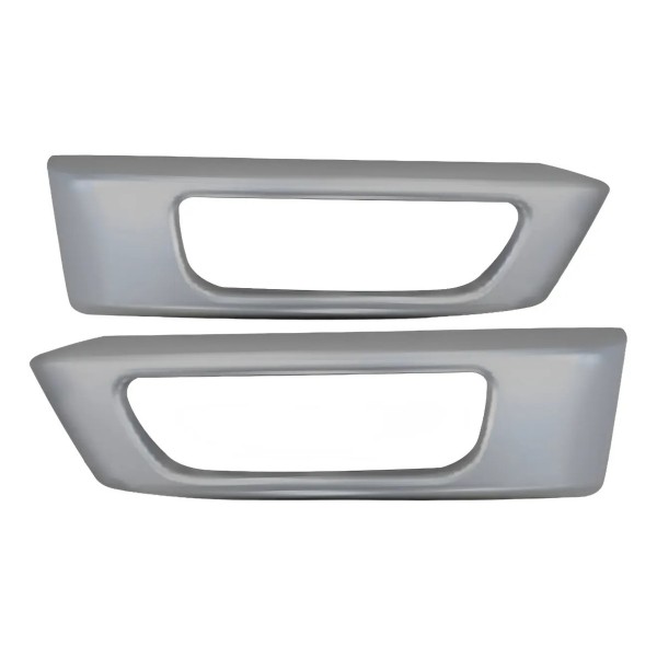 Par Moldura Milha Auxiliar Range Rover Sport 14 A 18 Prata Prata Ambos Os Lados