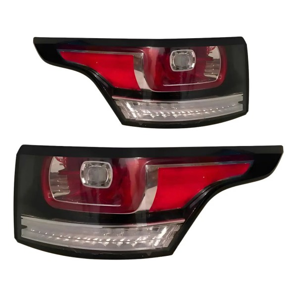 Par Lanterna Traseira Range Rover Sport 2014 A 2018 Com Led Ambos Lados Vermelho