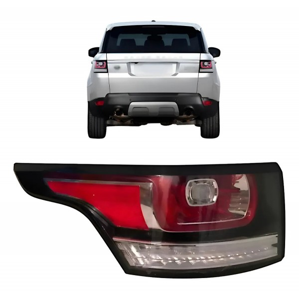 Lanterna Range Rover Sport 2014 15 16 17 2018 Com Led Esquer Esquerdo/motorista Vermelho