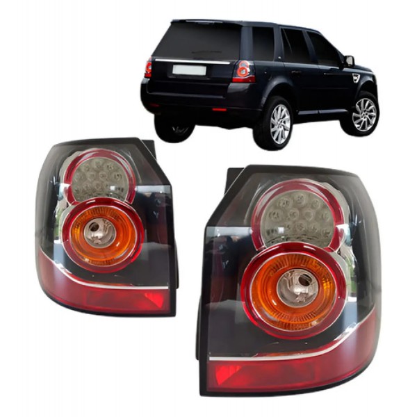 Par Lanterna Traseira Freelander 2 2006 A 2013 C/ Led
