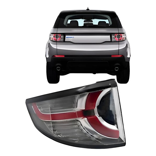 Lanterna Discovery Sport 14 A 2019 Canto Friso Vermelho Esqu Esquerdo/motorista
