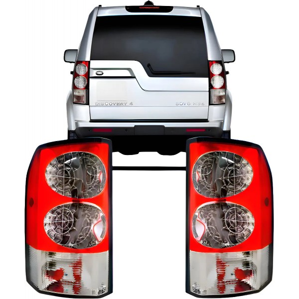 Par Lanterna Traseira Discovery 4 2010 A 2016 Cristal C/ Led