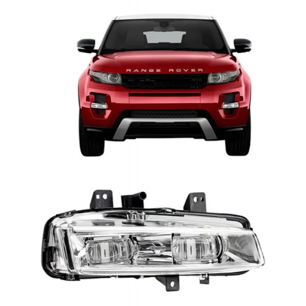 Farol Milha Auxiliar Evoque 2012 2013 2014 2015 C/led