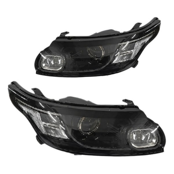 Par Farol Range Rover Sport 2014 A 2018 Mascara Negra Xenon