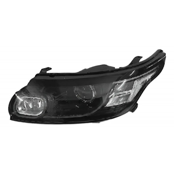 Farol Range Rover Sport 2014 15 16 17 2018 Negro 8 Pinos Esq Esquerdo/motorista