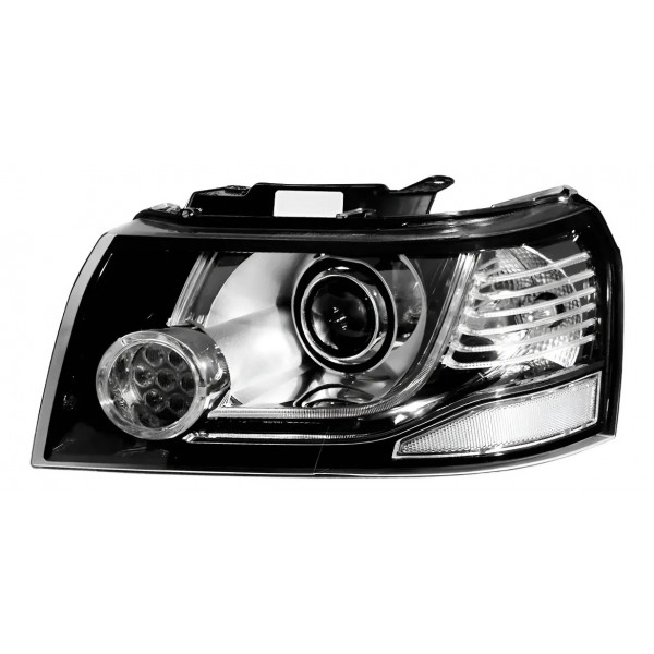 Farol Freelander 2 2006 A 2013 D3s C/ Led Cromada 12 Pinos