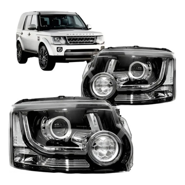 Par Farol Discovery 4 2014 A 2016 Com Led 15 Pinos