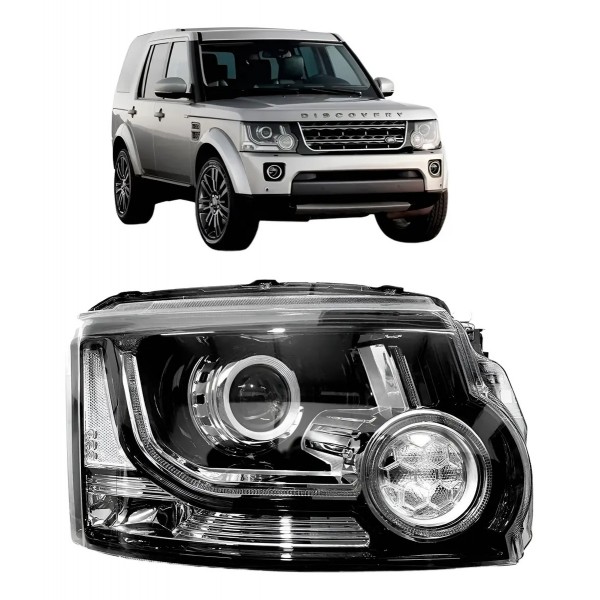 Farol Discovery 4 2014 A 2016 Com Led 15 Pinos