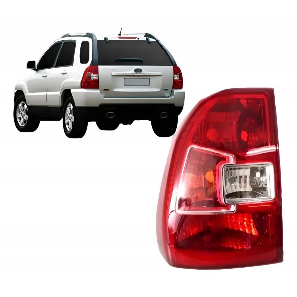 Lanterna Traseira Sportage Ex / Lx 2009 A 2010 Pisca Rosa