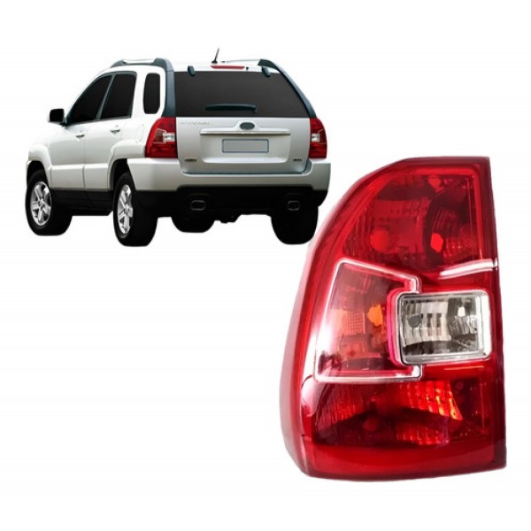 Lanterna Traseira Sportage Ex / Lx 2009 A 2010 Pisca Rosa