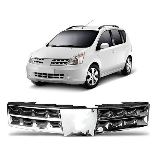 Grade Radiador Livina 2009 A 2013 Cromado