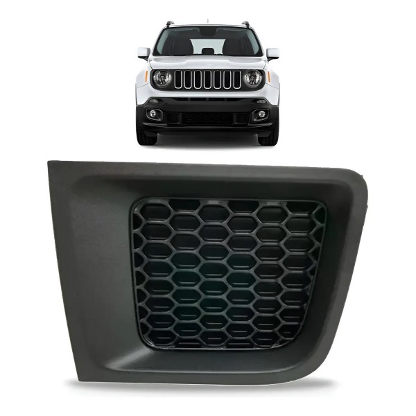 Moldura Grade Parachoque Jeep Renegade 2015 2016 2017 2018