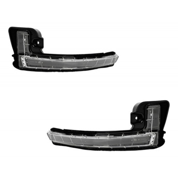 Par Pisca Retrovisor Compass Toro Commander 2017 A 2021 Preto
