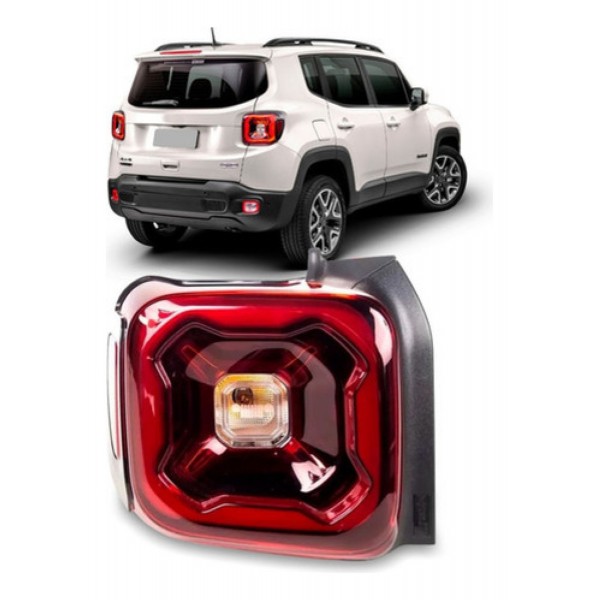 Lanterna Traseira Renegade Std 2019 A 2021 Com Led