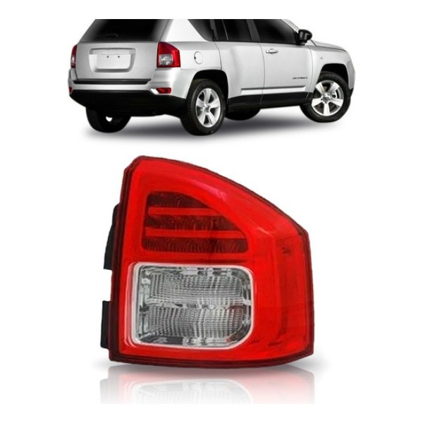 Sinaleira Traseira Jeep Compass 2011 2012 2013 Com Led Depo