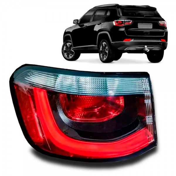 Lanterna Traseira Jeep Compass 2017 A 2018 C/ Led C/garantia