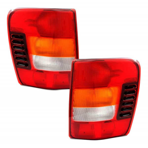 Par Lanterna Traseira Grand Cherokee 99/2002 Tricolor Oferta