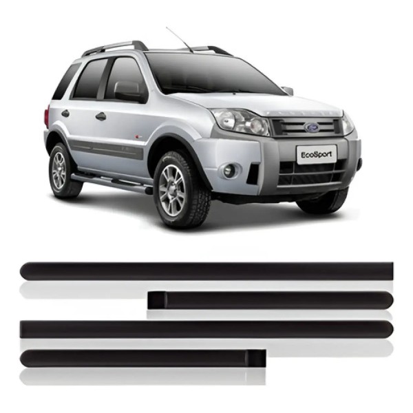 Jogo Friso Lateral Ecosport 2003 04 05 06 07 08 2009