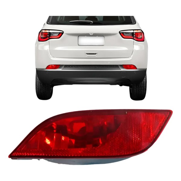 Sinaleira Parachoque Traseiro Jeep Compass 2017 2018