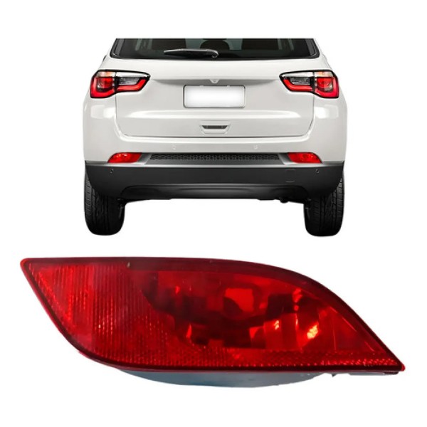 Sinaleira Parachoque Traseiro Jeep Compass 2017 2018