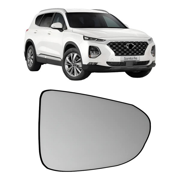 Lente Retrovisor Para Hyundai Santa Fe 2019 2020 2021 2022