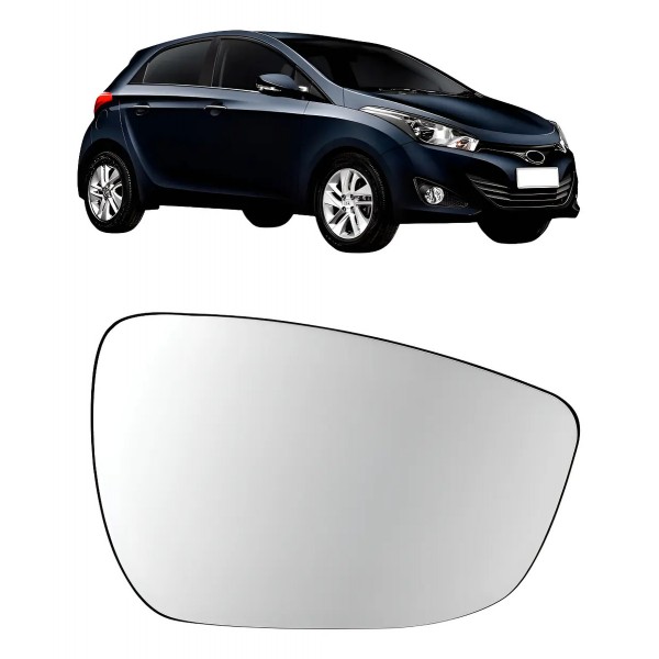 Lente Retrovisor Hb20 2012 2013 2014 A 2019 S/ Aquecimento
