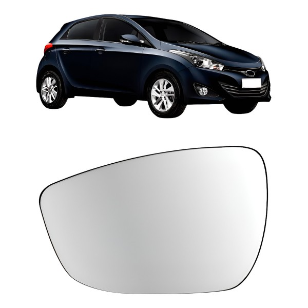 Lente Retrovisor Hb20 2012 2013 2014 A 2019 S/ Aquecimento