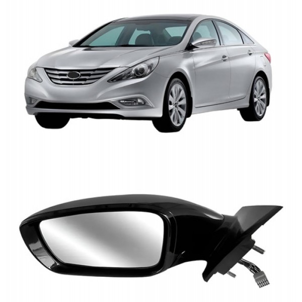 Retrovisor Elétrico Retrátil C/ Pisca Sonata 2011 A 2014
