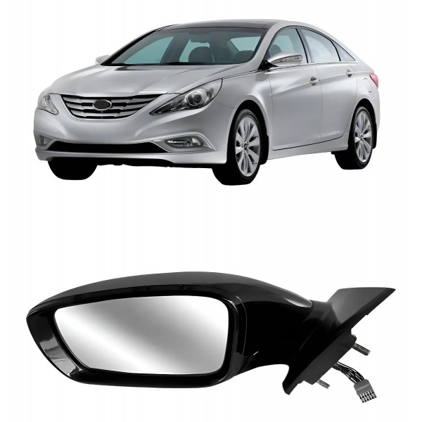 Retrovisor Elétrico Retrátil C/ Pisca Sonata 2011 A 2014