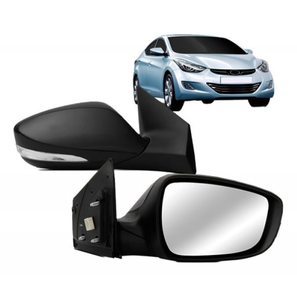 Retrovisor Eletrico Retratil Elantra Com Pisca 2011 A 2016
