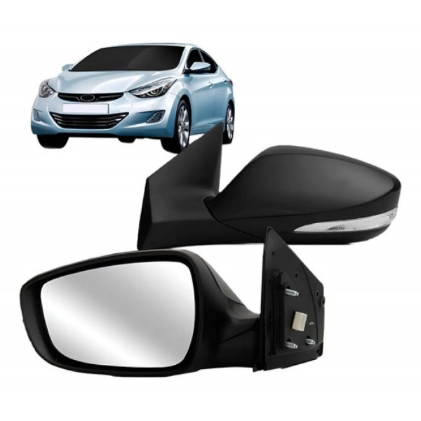 Retrovisor Eletrico Retratil Elantra Com Pisca 2011 A 2016