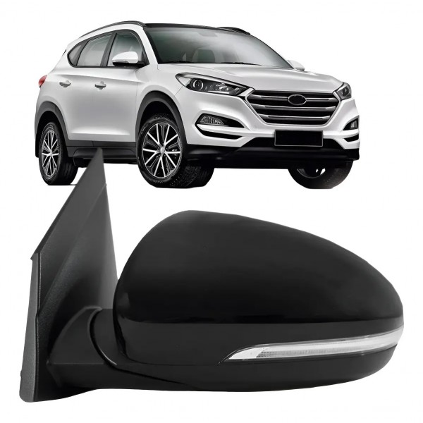 Retrovisor Tucson 2017 A 2024 Eletrico Retratil Com Pisca