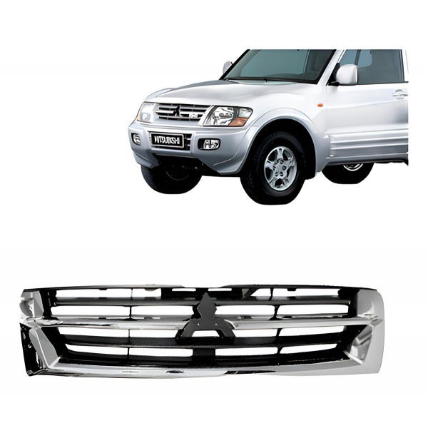 Grade Radiador Pajero Full 2000 2001 2002 Cromado C/garantia