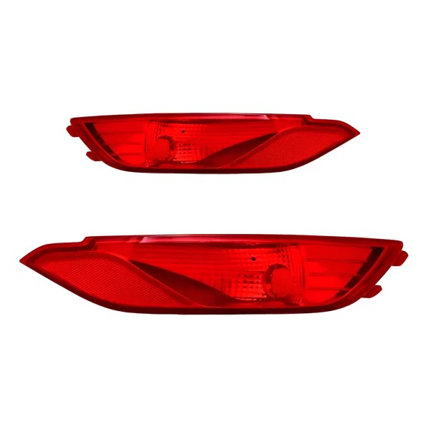 Par Refletor Parachoque Traseiro Tucson 2016 2017 2018 Vermelho