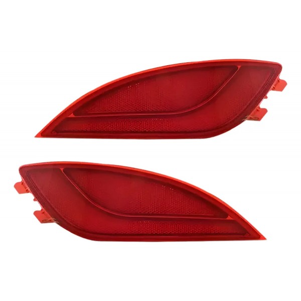 Par Refletor Parachoque Ix35 2010 11 12 13 14 2015 Vermelho