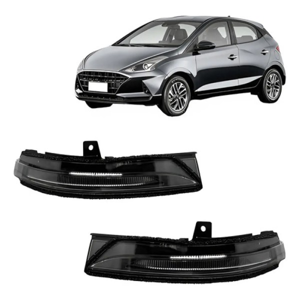 Par Pisca Retrovisor Hb20 2020 A 2022