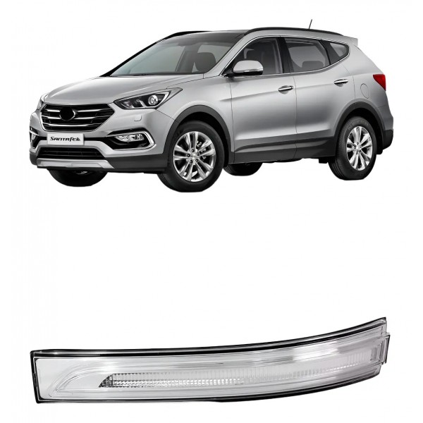 Pisca Retrovisor Para Hyundai Santa Fe 2019 2020