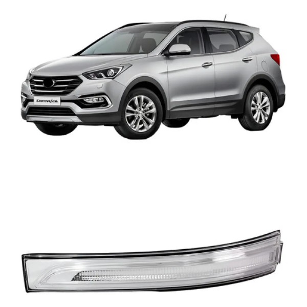 Pisca Retrovisor Para Hyundai Santa Fe 2019 2020