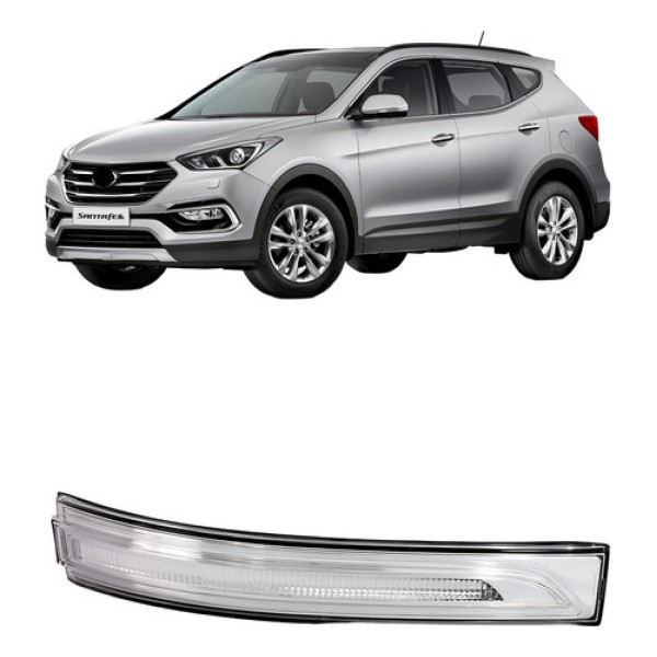 Pisca Retrovisor Para Hyundai Santa Fe 2019 2020