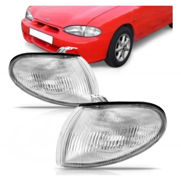 Pisca Lanterna Dianteira Para Hyundai Accent 94 95 96 97 2p