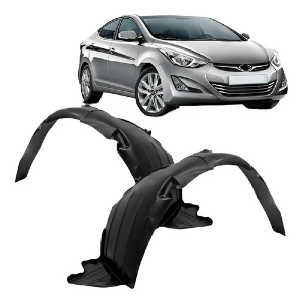 Par Parabarro Dianteiro Elantra 2014 2015 2016 Sem Presilha