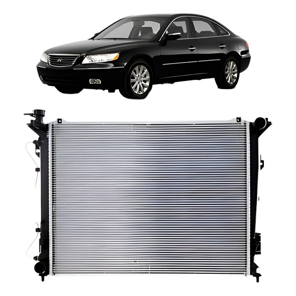 Radiador Azera 2007 2008 2009 2010 2011 3.3 V6 Aluminio