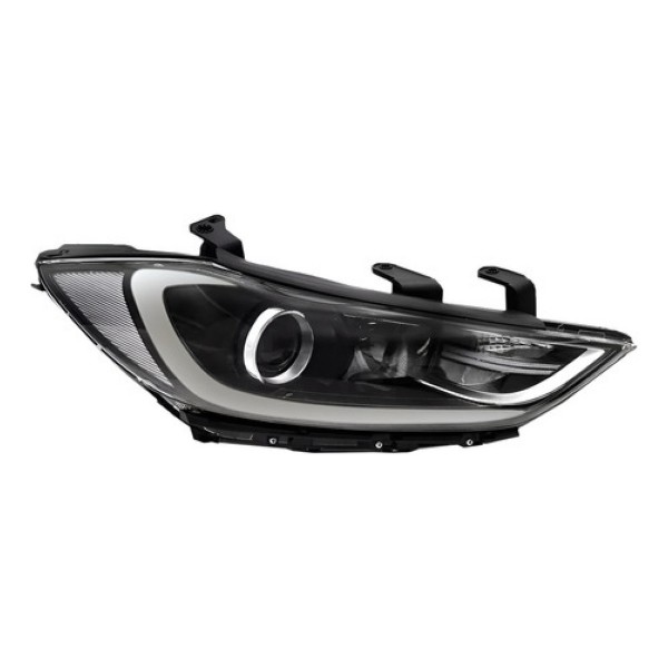 Farol Eletrico Elantra 2017 2018 C/ Motor E Projetor S/ Led